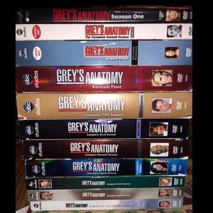 Seasons 1-11 of Greys Anatomy